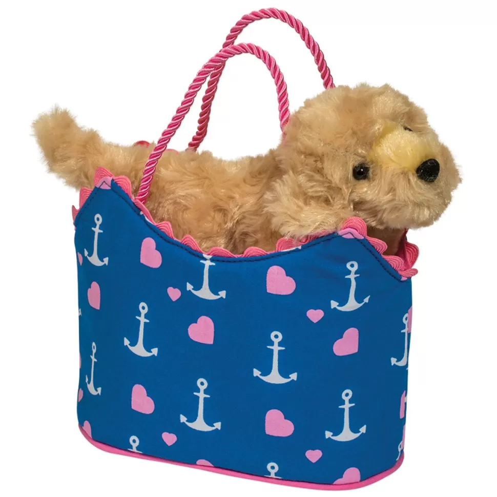 Discount Anchor Heart Sassy Sak With Golden Retriever Sassy Pet Saks