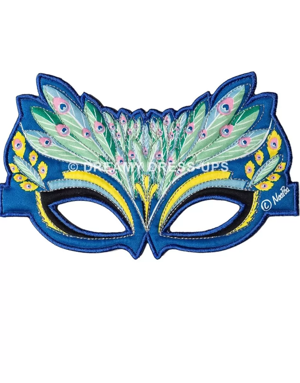 Best Sale Blue Peacock Fantasy Mask Dreamy Dress-Ups