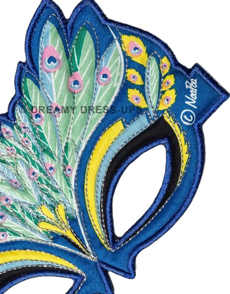 Best Sale Blue Peacock Fantasy Mask Dreamy Dress-Ups