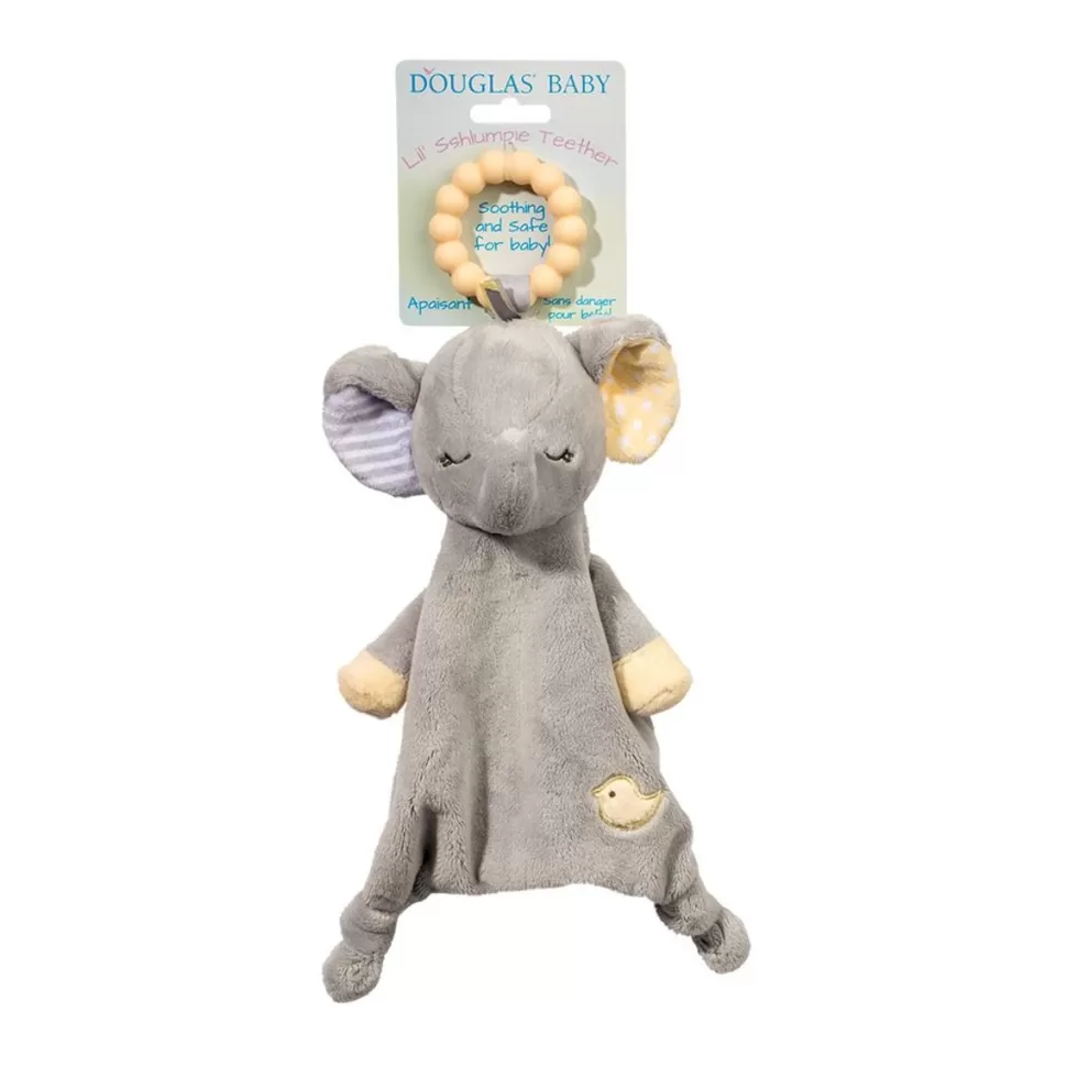 New Joey Gray Elephant Teether Lil' Sshlumpie Teethers