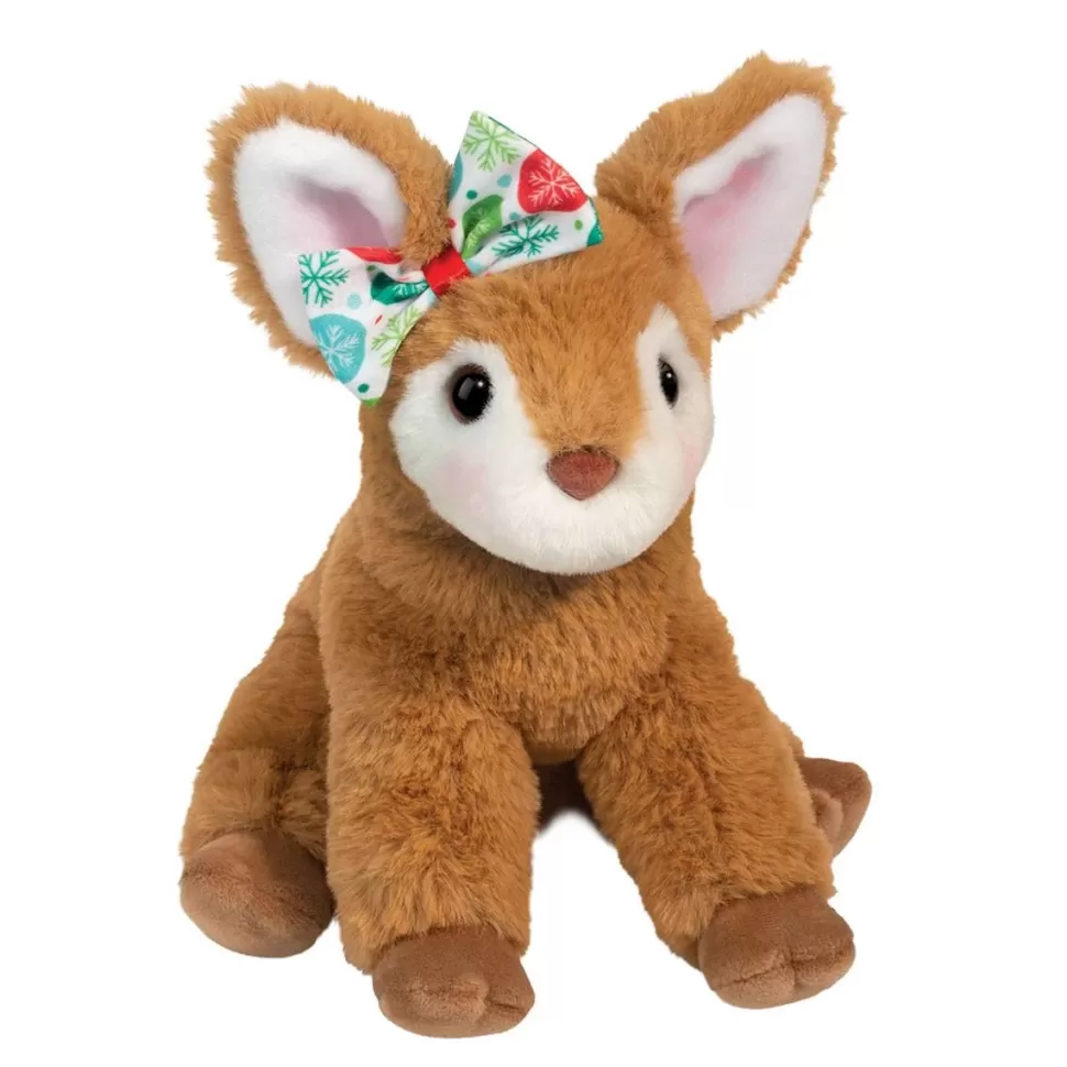 Cheap Mini Fernie Soft Fawn With Bow Wildlife