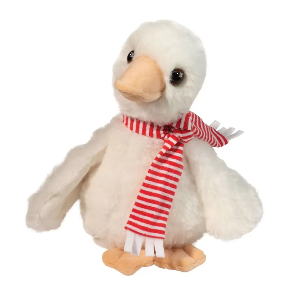 Online Mini Gussie Soft Goose With Scarf Farm