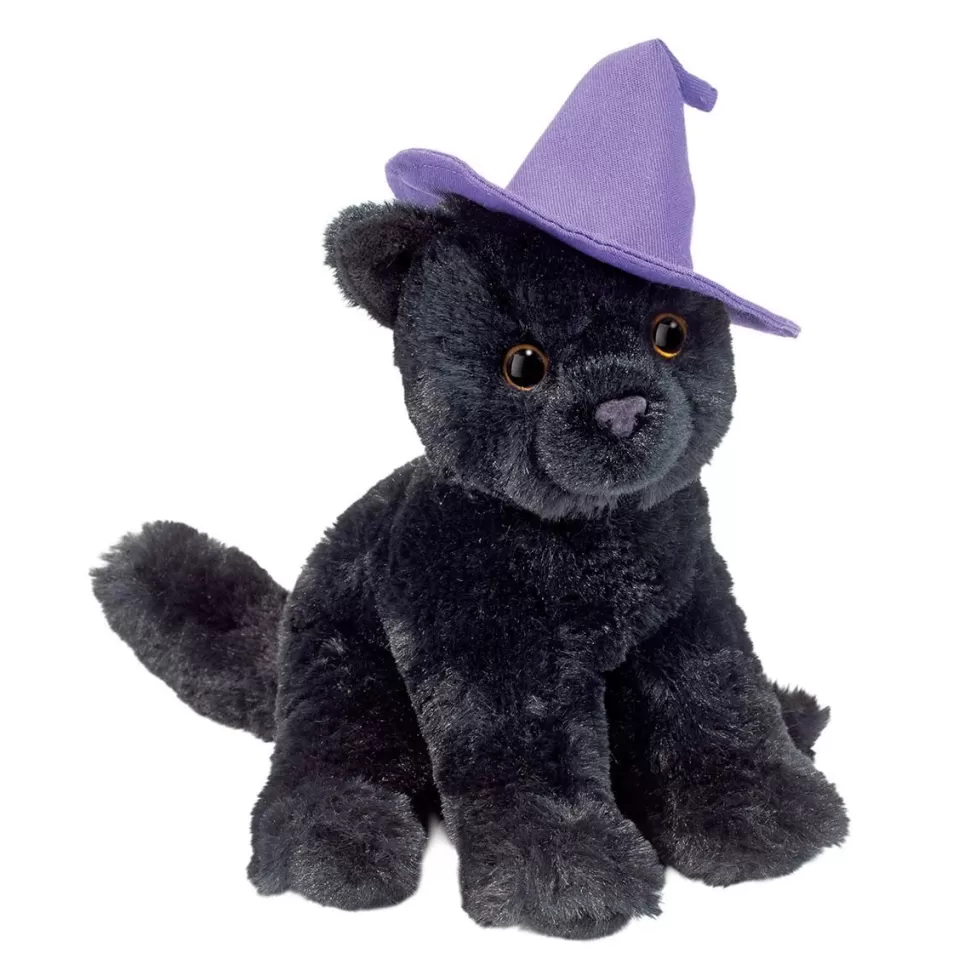 Cheap Mini Halloween Soft Cat With Hat Fantasy Friends