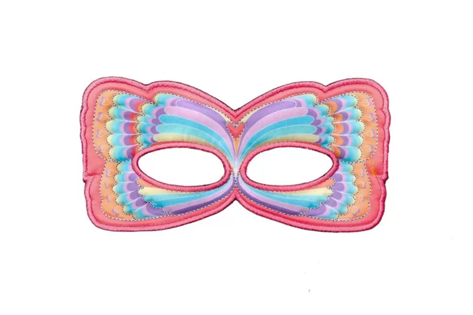 Best Sale Pink Rainbow Butterfly Fantasy Mask Dreamy Dress-Ups