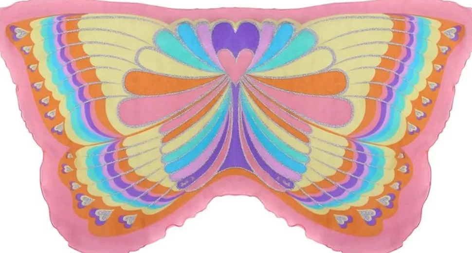 Clearance Pink Rainbow Butterfly Fantasy Wings Dreamy Dress-Ups