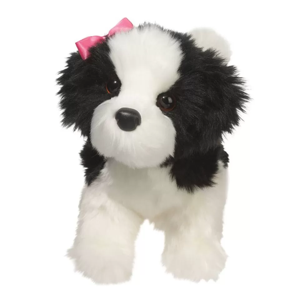 Cheap Poofy Black & White Shih-Tzu Dogs