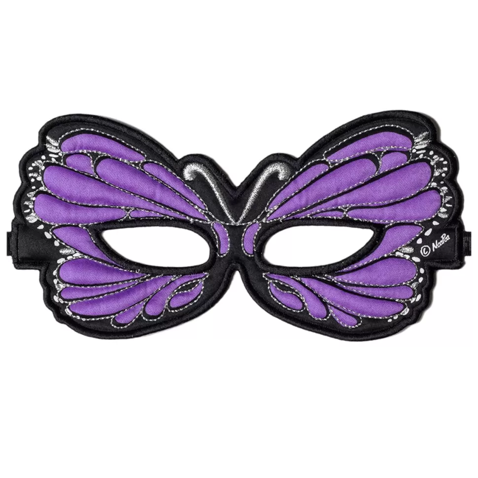 Clearance Purple Monarch Butterfly Fantasy Mask Dreamy Dress-Ups