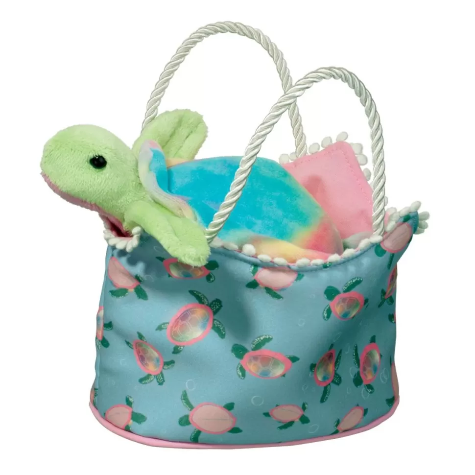 Fashion Sea Turtle Sassy Sak With Rainbow Turtle Sassy Pet Saks