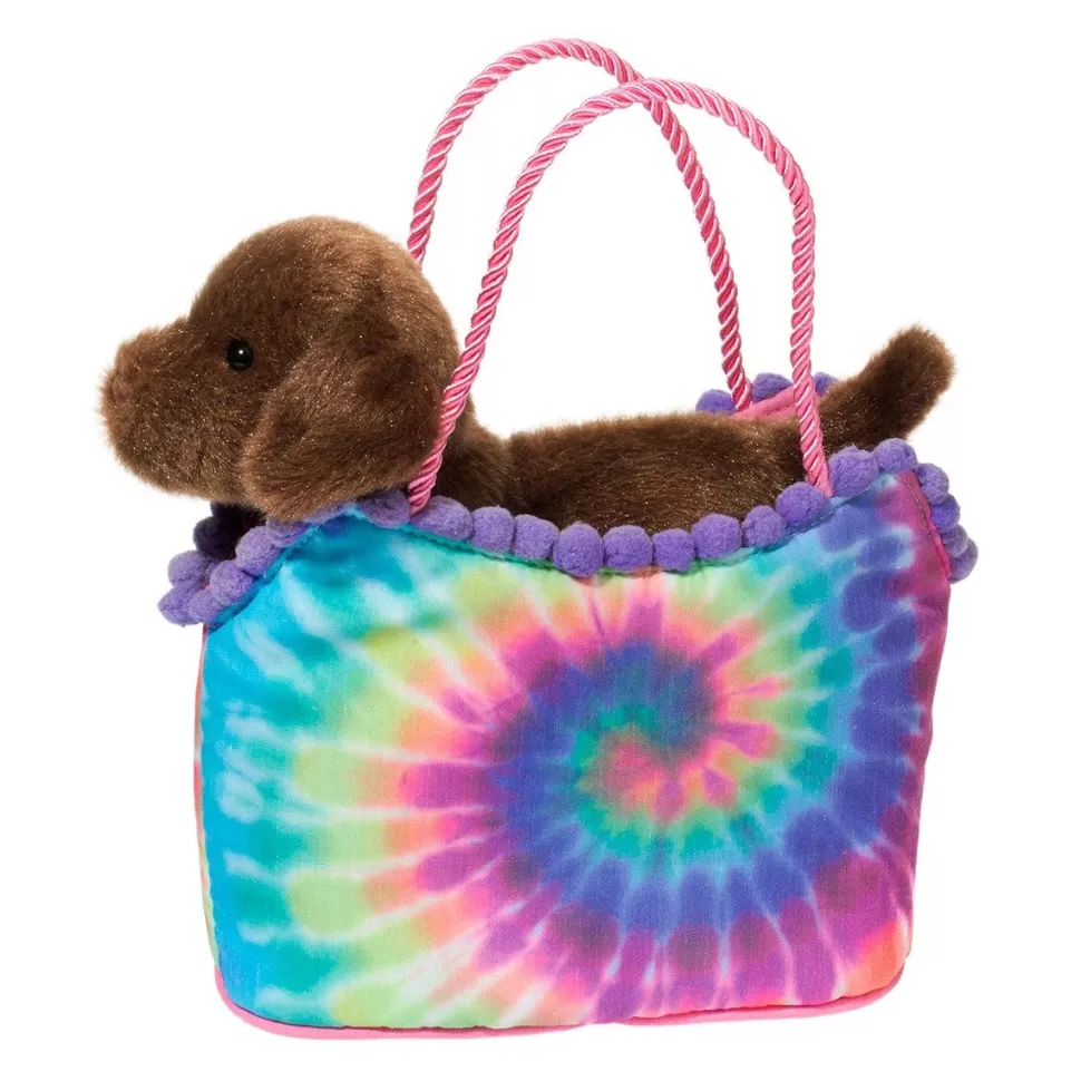 Flash Sale Tie Dye Sassy Sak With Chocolate Lab Sassy Pet Saks