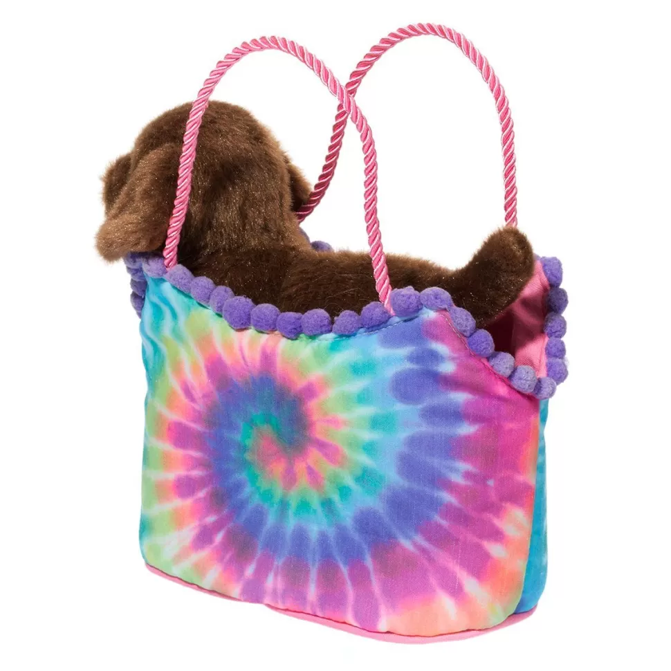 Flash Sale Tie Dye Sassy Sak With Chocolate Lab Sassy Pet Saks