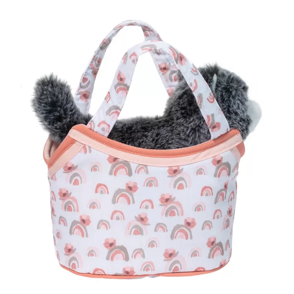 Cheap Watercolor Rainbow Sassy Sak With Gray Cat Sassy Pet Saks