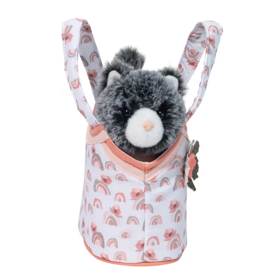 Cheap Watercolor Rainbow Sassy Sak With Gray Cat Sassy Pet Saks